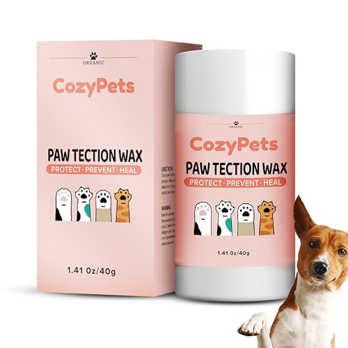 COZYPETS Balsamo Crema Almohadillas Perro en Formato Roll-On. Balsamo Protector Nariz y Patas para Perro y Gatos 40g. Crema 100% orgánica con Aceite de Coco, Aceite de Oliva y Aloe Vera. (Roll-ON)