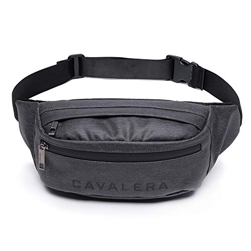 Pochete Cavalera Moda Original Reforçada Cinza 4L