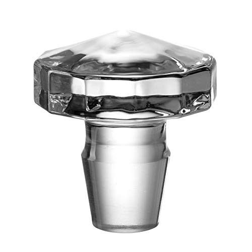 Juego de whisky de cristal transparente Leonardo 22765 con botellón 8