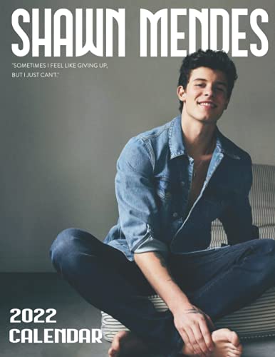 Shawn Mendes Calendar 2022: Shawn Mendes OFFICIAL Calendar 2022 - SEP 2022 to SEP 2023 calendar with Exclusive Photos to decor your desk - Music Pop ... Celebrity (Kalendar Calendario Calendrier)