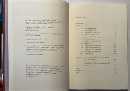 Fall Of Constantinople, The: 1453 B00J45E9XG Book Cover