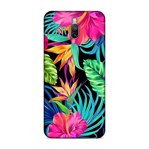Image of Printed Mobile Back Hard Case Cover for Xiaomi Redmi 8A Dual | Floral, Flowers, Leaves -2185