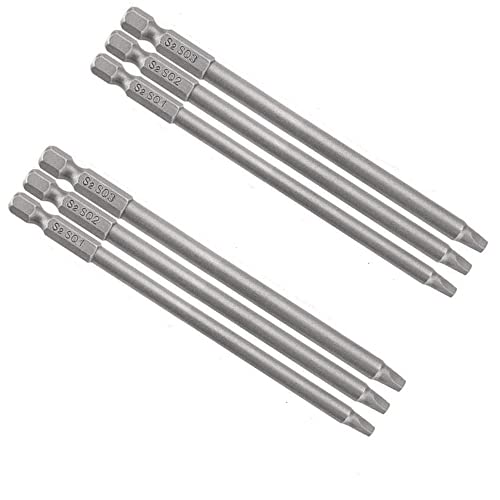 4 Embouts Tournevis Hexagonaux H6 6mm - Uxcell - Pour Bricolage