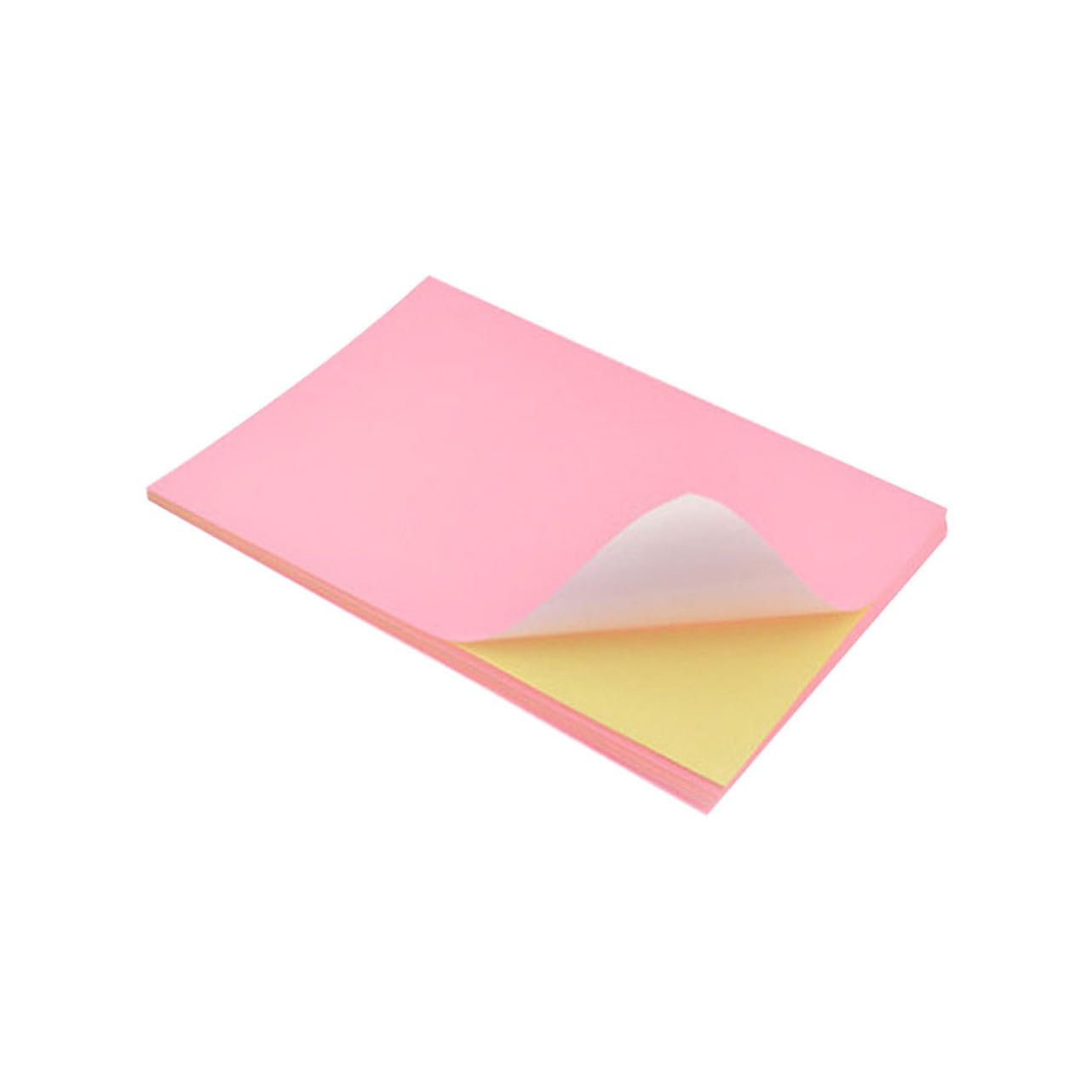 100 Pezzi Carta Colorata Etichette Autoadesive Stampabili per Classificazione e Laser Facile Staccare e Applicare Adesivi per Organizzazione Ufficio e DIY
