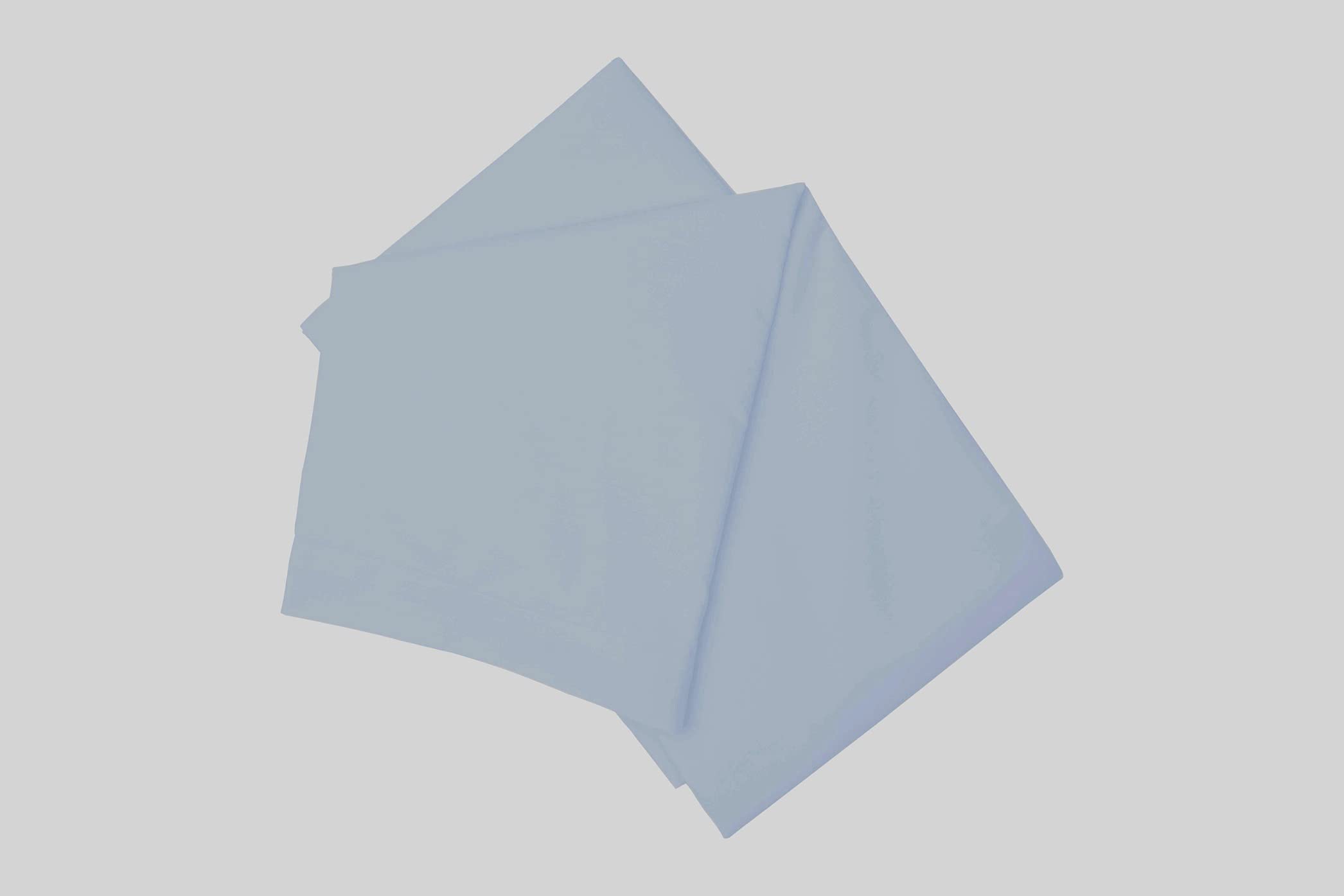 Belledorm Blue 100% Brushed Cotton - Flat Sheet (, King/Super King)