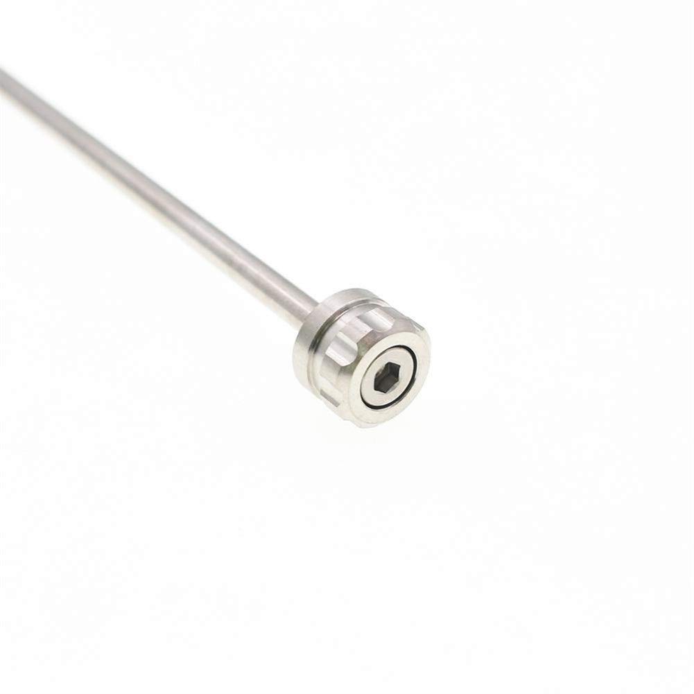 PiWine Stahl Schnellspanner, Fahrrad Quick Release Titan Bike Hub Achsen for Klapp Fahrrad Quick Release Hub Achse for 74 85 100 130 135mm Hebel Spieß Teil (Color : for 130 135mm Hub)