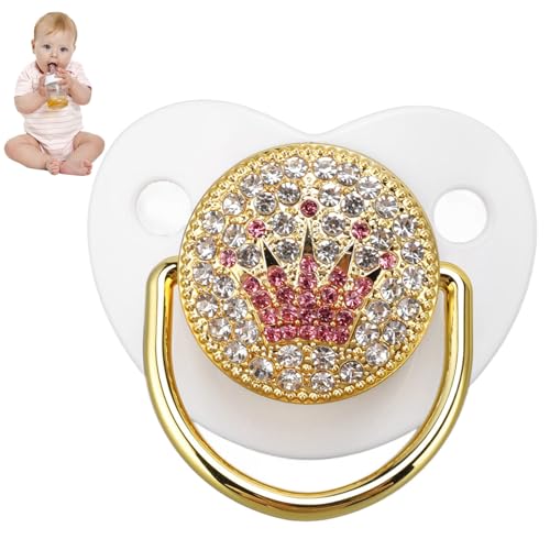 Chupete de silicona para bebé, chupete para recién nacido, adecuado para espectáculo de bebé, para recién nacido, adecuado para bebés de 6 a 18 meses (M Weiß) Chupete de silicona para bebé, chupete para recién nacido, adecuado para espectáculo de bebé, para recién nacido, adecuado para bebés de 6 a 18 meses (M Weiß)