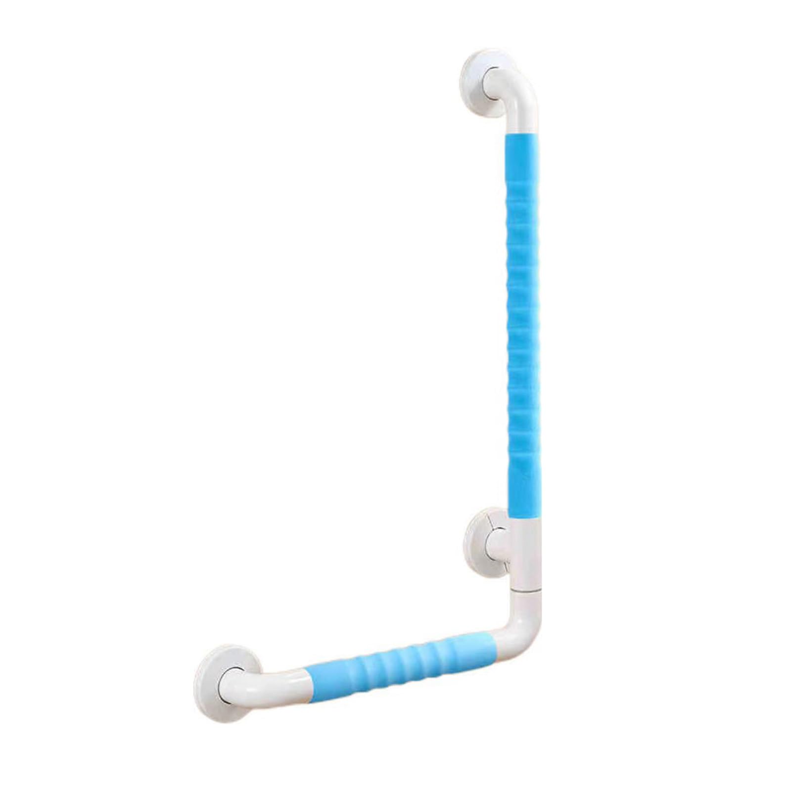 Lpmengs-EU Wall Mounted Bathtub Toilet Safety Handrail,L-Shaped Grab Bar For Shower,Home Care Bathroom(Color1,51cm)