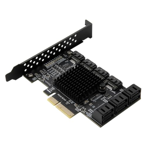 Carte PCIe SATA 10 Ports de bureau pour étendre le stockage PC