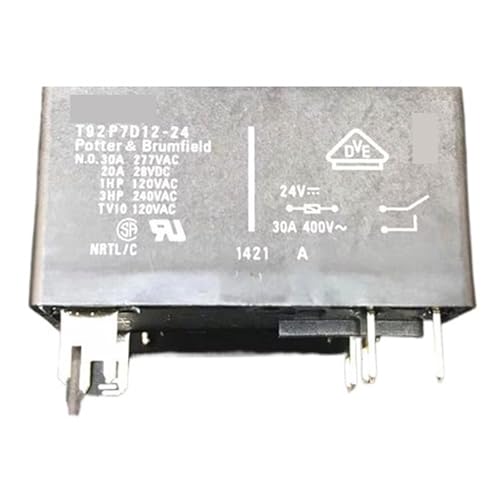 Relé de 24 V T92P7D12-24 con conmutador de 30A y 6 pines para voltaje CC 2