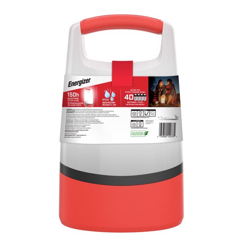 Vision LED USB Lantern 4 D Batteries (Sold Separately) Red/White