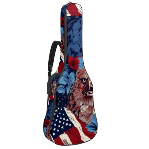 Housse pour guitare acoustique 42 pouces avec poches et design étanche