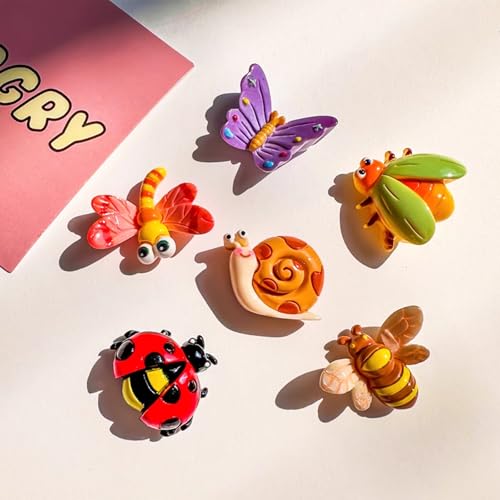 Imanes decorativos mariposa para refrigerador 6 pcs miniatura 6
