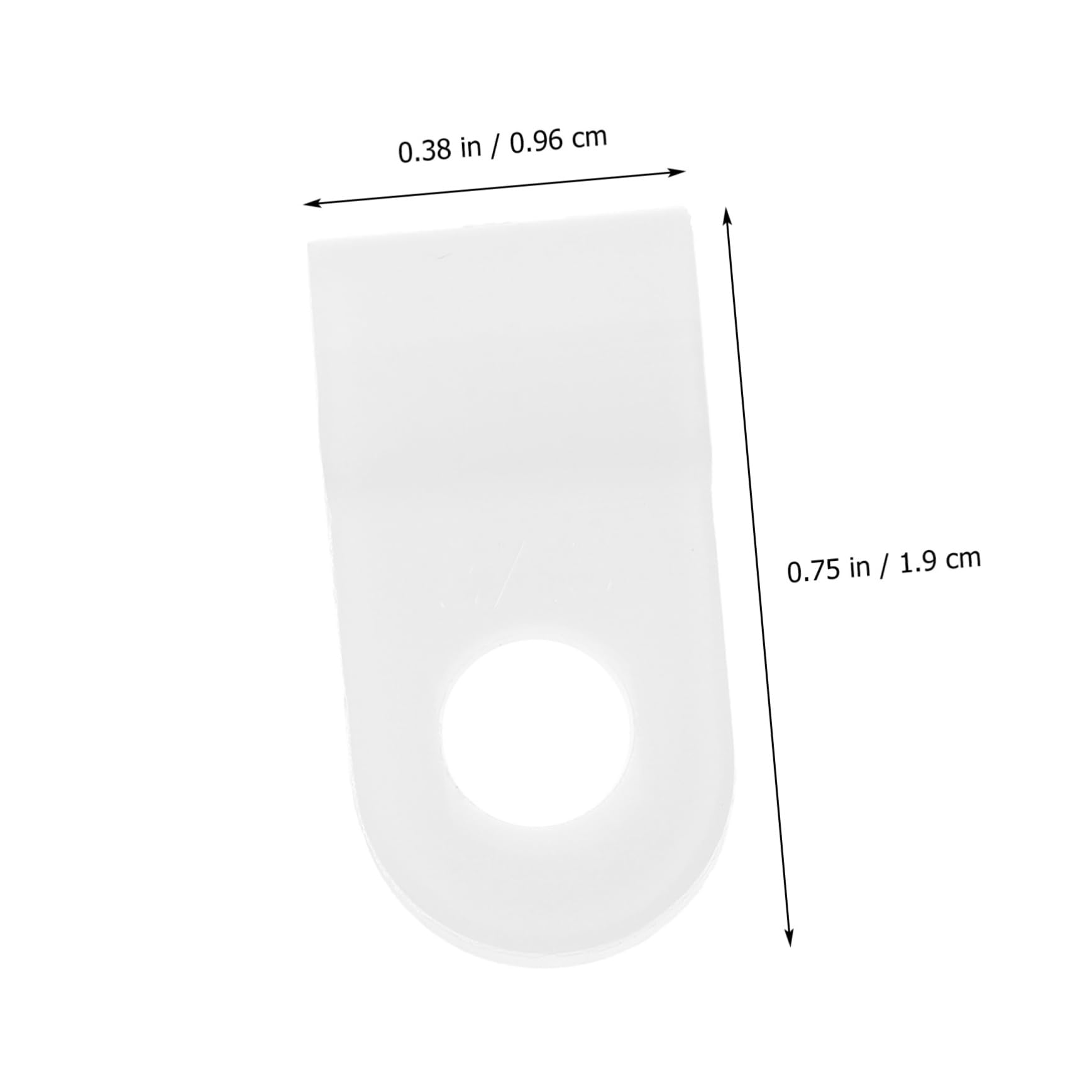 Attaches de câbles, Lot de 100 Serre-câbles en Nylon R-Clip for câbles téléphoniques 3/16 po, PVC, for l'extérieur