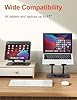 tounee Adjustable Laptop Stand for Desk, Ergonomic Holder with 360° Rotating Base, Portable Aluminum Computer Stand Laptop Riser Compatible with MacBook, Air, Pro, All Laptop 10-16"- Black #5