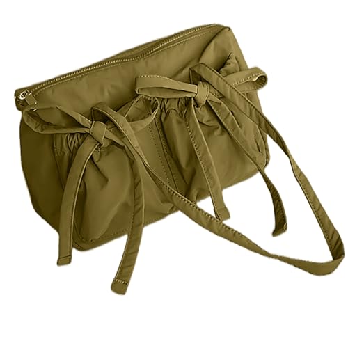 Sac à bandoulière tendance Morain en nylon vert pour vos sorties décontractées en ville