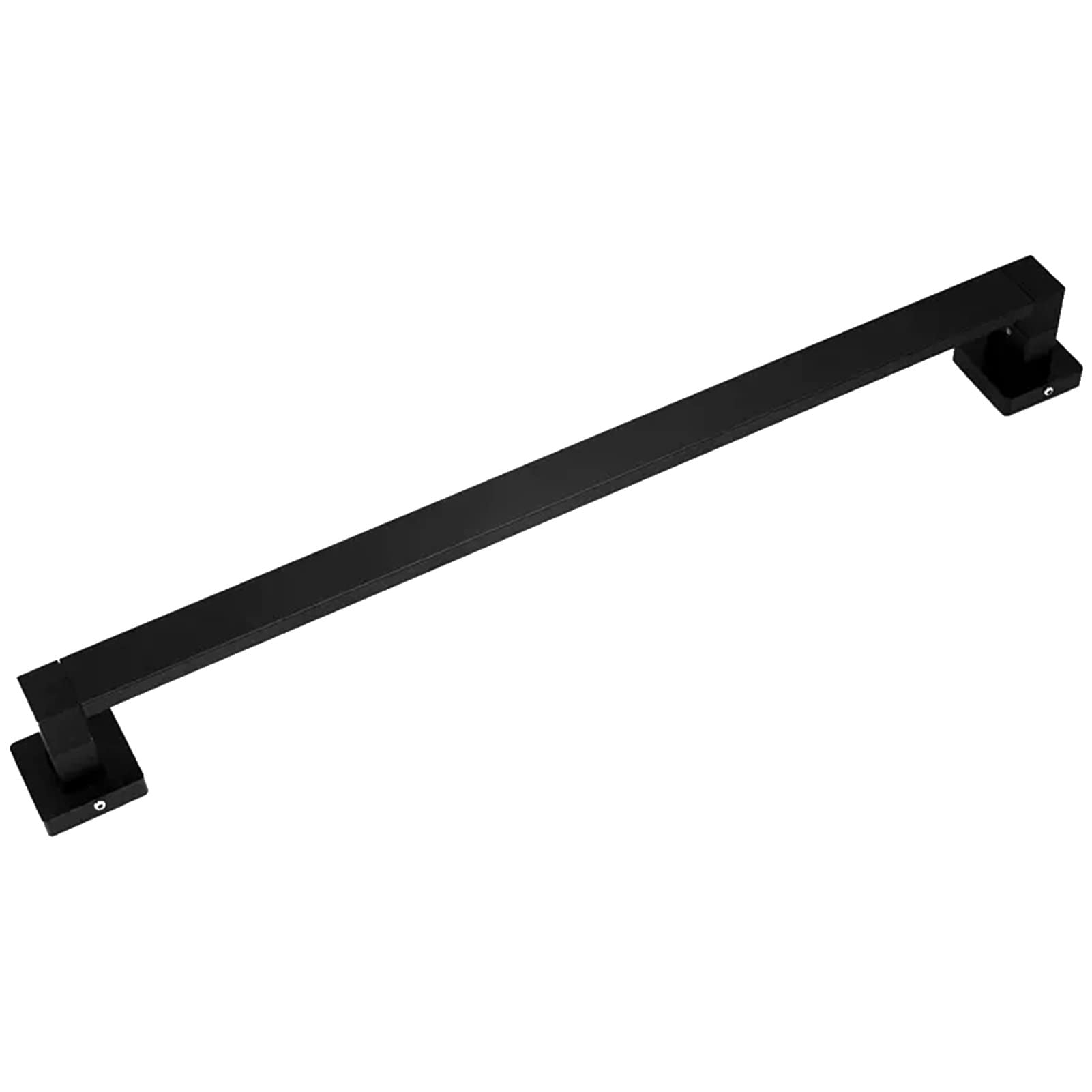 LMYSXAOZ Bathroom Towel Bar,Wall Mounted Bath Rail,Kitchen Dish Cloth Holder,Thicken Aluminium,Drilled installation,40cm 50cm 60cm 80cm 100cm,Black (Size : 100cm)