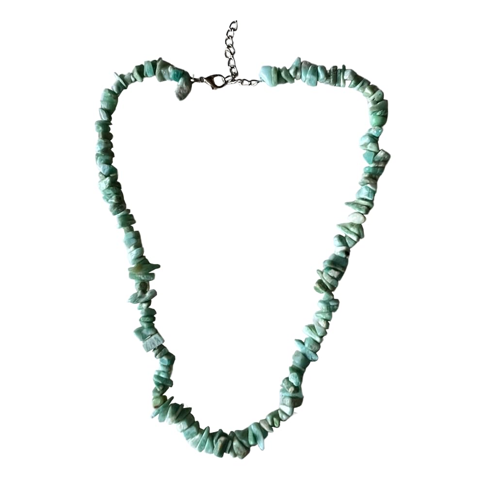 VIE Gemstone Chips Necklace, Amazonite