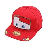 [sunkids] カーズ パウ パトロール キャップ 帽子 子供 46cm-54cm 調整可能 コーデ アクセント キュート 上品 春夏 旅行 クリスマス プレゼント カジュアル ヒップホップ (赤３)