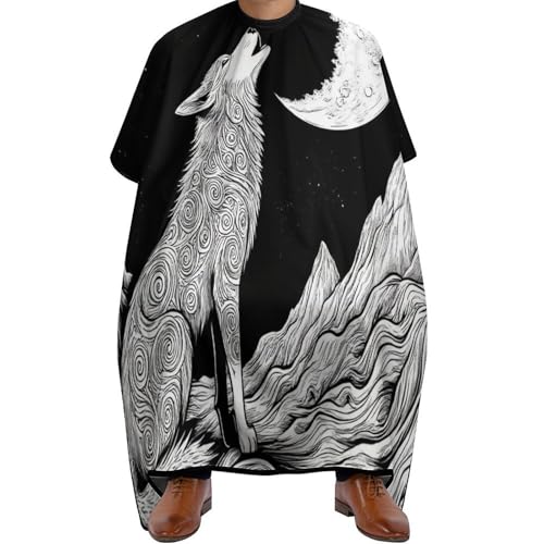 Capa impermeable profesional grande para barbería miniatura 1