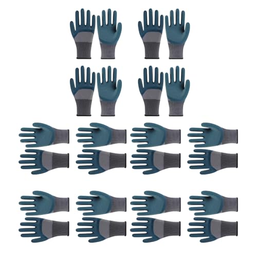 Gants de travail antidérapants pour éviter les ampoules et protéger vos mains (lot de 12)