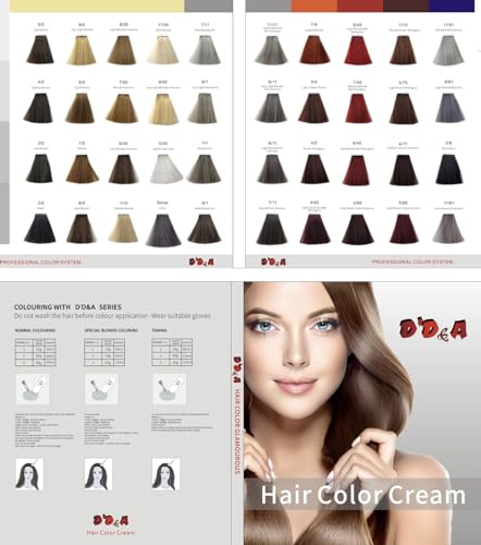 Color Permanente para Cabello D'D&A 100ml Negro Azul 2/8 miniatura 2
