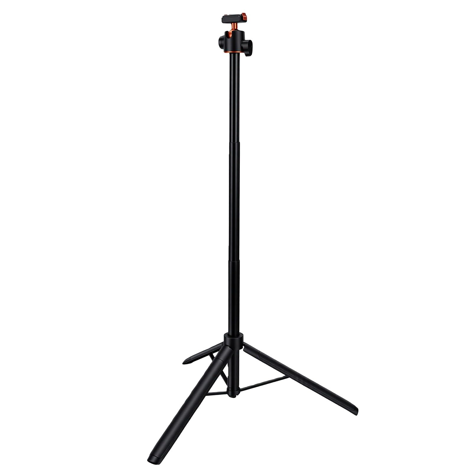 Generic Treppiede per Action Camera Selfie Stick da 4,6 Piedi Resistente e Leggero per Fotografia di Viaggio in Lega di Alluminio