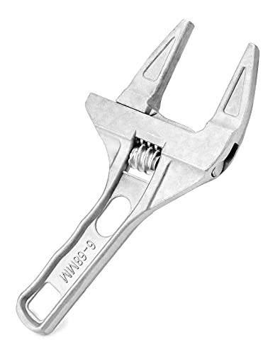 QWORK® Llave Ajustable De 6-68 mm, Llave Inglesa Gran Apertura, Herramientas Fontaneria, Aleación De Aluminio