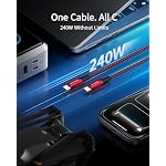 2-Pack 1.5ft 240W USB C to C Cable, Travel Station Laptop Hub - Image 2