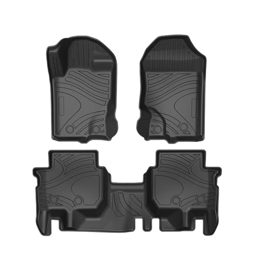 Tapis de sol de voiture pour Ford Everest 2015-2021 LHD anti-boue et étanche