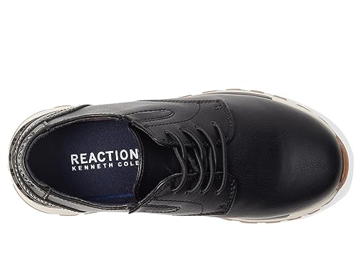 Image of Kenneth Cole REACTION Kids Kev Declan (Little Kid /Big Kid) - Sneakers for Kids - EVA Midsole - Rubber Outsole Black 12 Little Kid M