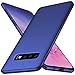 Produktbild Conie CP32712 Classic Plain Kompatibel mit Samsung Galaxy S10 Plus, Hülle Basic Ultradünn Slim Cover Handyhüllen PC Bumper Schutzhülle für Galaxy S10 Plus Case Matt Blau
