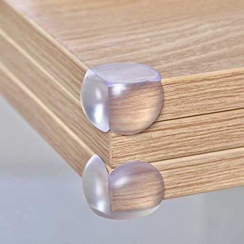 AMAYGA Hoekbeschermers voor kinderen veiligheid scherpe randen en hoeken Guards Protectors,24 packs beschermers voor meubels tegen scherpe hoeken PVC beschermkappen zacht transparant