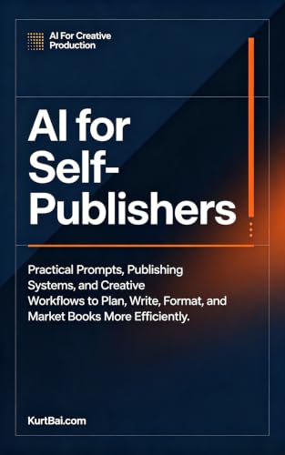 AI for Self-Publishers: Practical Prompts, Publishing Systems, and Creative Workflows to Plan, Write, Format, and Market Books More Efficiently (AI for Content Creation 2026 Book 3)