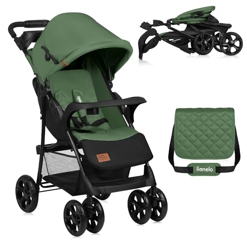 LIONELO Emma Plus Kinderwagen bis zu 15 kg, Kindersportwagen, leicht modern...