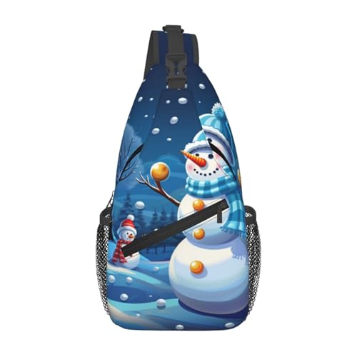 Bolso cruzado para hombre tipo mochila diagonal negro miniatura 1