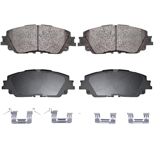 Image of Brakes Premium Ceramic Replacement Front Brake Pad Set For Toyota Camry RAV4 Lexus ES350 Avalon ES300h UX250h UX200 C-HR ES250 Venza