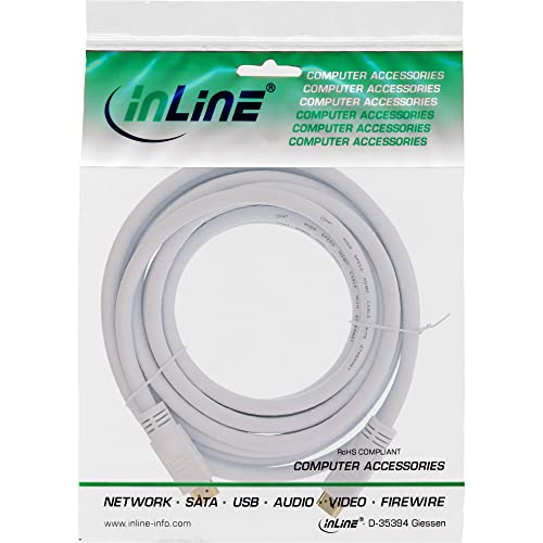Cable HDMI InLine de color blanco diseñado para eliminar interferencias de vídeo en tu pantalla 2