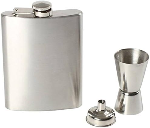 Ihomes Hip Flask, Peg Measure & Funnel
