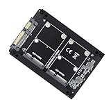 1) Veuillez utiliser notre outil pour créer des tables de partition pour les deux SSD, fusionner les deux SSD, puis les formater dans la Gestion des disques. (L'outil est téléchargeable depuis la photo.)