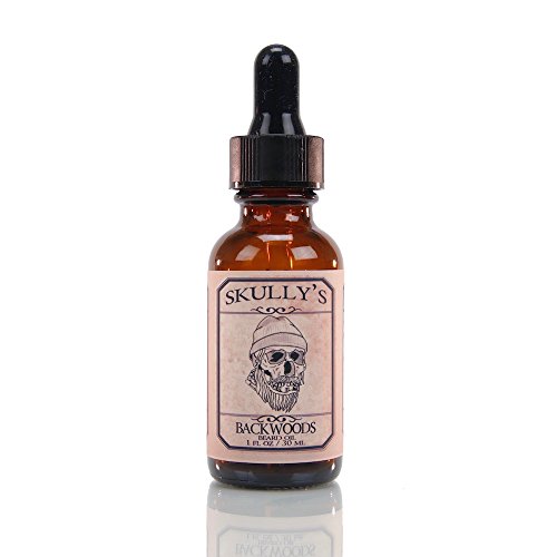 Skully's Backwoods Beard Oil 1 Fl. Oz (Woodsy - Eucalyptus, Cedar Wood, Fir Needle, Patchouli) All Natural Beard Oil For Men, Promotes Beard Growth, Softens, Moisturizes #TOP30