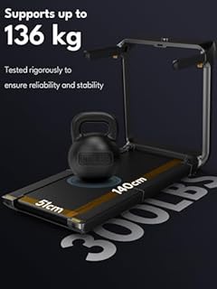 WalkingPad Folding Treadmill, Walking Pad with Handle for Heavy People with Large Running Area, Portable Walking Treadmill for Home Office with App