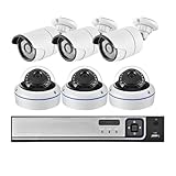 I nostri NVR e le nostre telecamere sono tutti in vero H265 4K 8MP. Altri marchi hanno solo 4MP o 5MP. Le telecamere di sicurezza notturne utilizzano un sensore di immagine 4K che offre video con risoluzione Ultra HD 4K eccezionalmente dettagliati. La risoluzione 4K offre una risoluzione quattro volte superiore a 1080p con circa 4000 pixel orizzontali, garantendo il massimo livello di dettaglio e chiarezza disponibile.