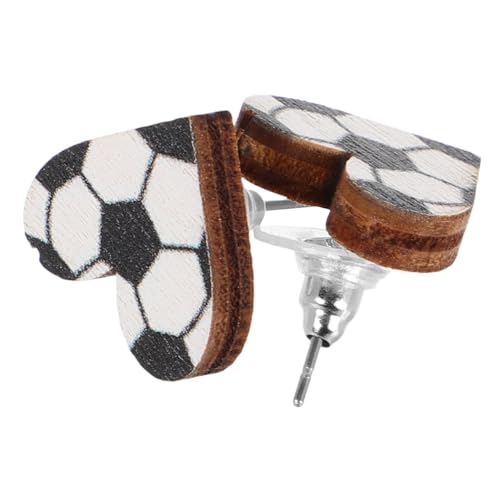 SAFIGLE 1 Paio Sportivi Forma Cuore per Donne Gioielli per Calcio e Pallavolo Accessori Versatili per Appassionate Sport Sicuri e Stilosi per Atlete