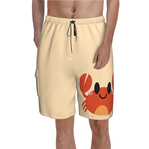 NUGBTRD Red Crab Short de bain Cover