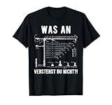 Kranführer Kranfahrer Spruch Kran Baustelle Geschenk Bau T-Shirt