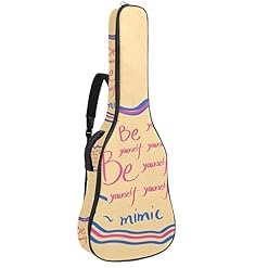 Housse de protection pour guitare acoustique classique et acoustique Motif flocon de neige, Multicolore 10., 42.9×16.9×4… - Les Beatles, Paul McCartney, John Lennon, RIngo Starr, George Harrison