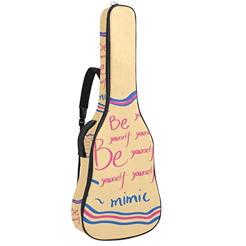Housse de protection pour guitare acoustique classique et acoustique Motif flocon de neige, Multicolore 10., 42.9×16.9×4… - Les Beatles, Paul McCartney, John Lennon, RIngo Starr, George Harrison Housse de protection pour guitare acoustique classique et acoustique Motif flocon de neige, Multicolore 10., 42.9x16.9x4…