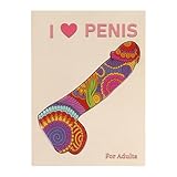 FunX Penis Malbuch für Erwachsene - Lustiges Geschenk für Frauen und Männer - Ideal Geschenkidee Spassgeschenk zum Entspannen und Anti-Stress