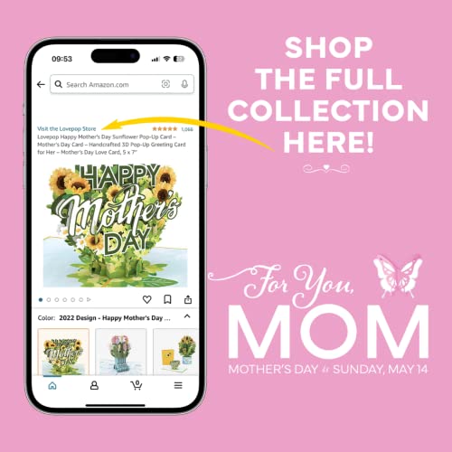 Lovepop Happy Mother's Day Hydrangeas Pop-Up Card, 5 X 7”, Gift For Mom, Flower Card For Mom Or Daughter, Unique Card For Mother’s Day #TOP7